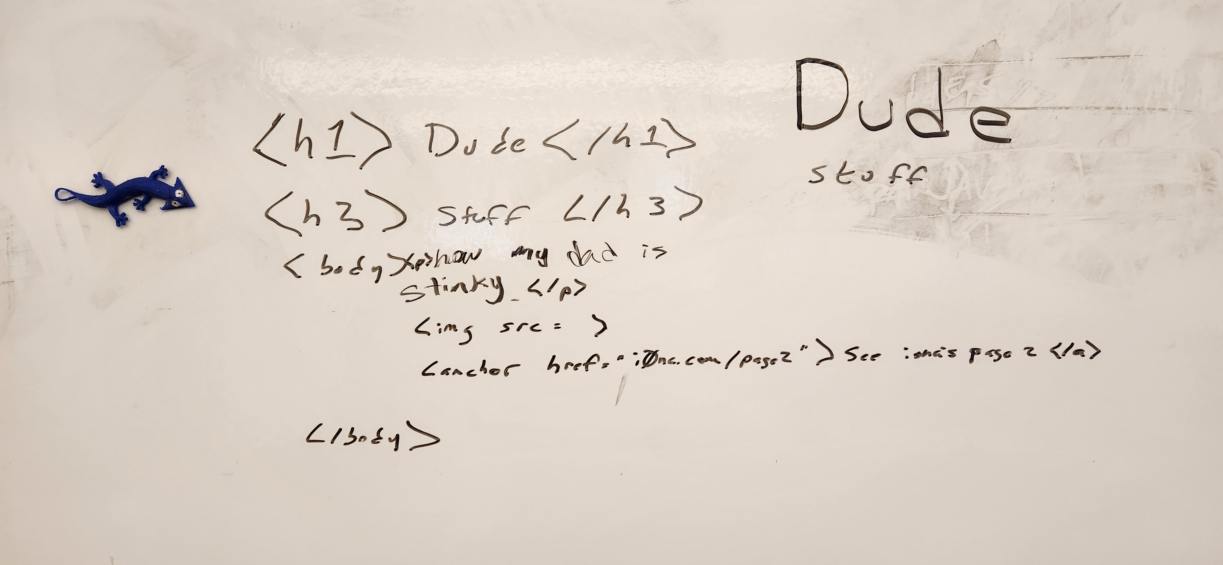 ionas first html - stinky dad page